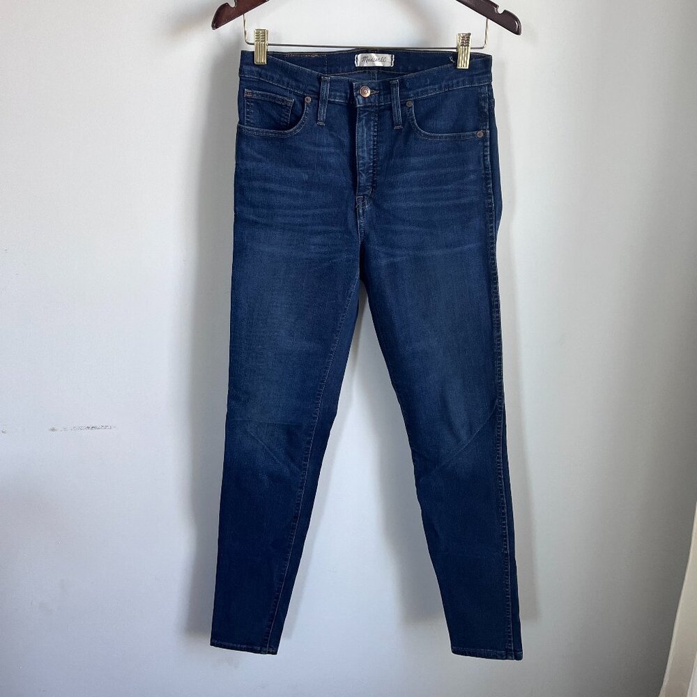 MADEWELL TALL 10" High-Rise Skinny Jeans in Hayes Wash Size 28T